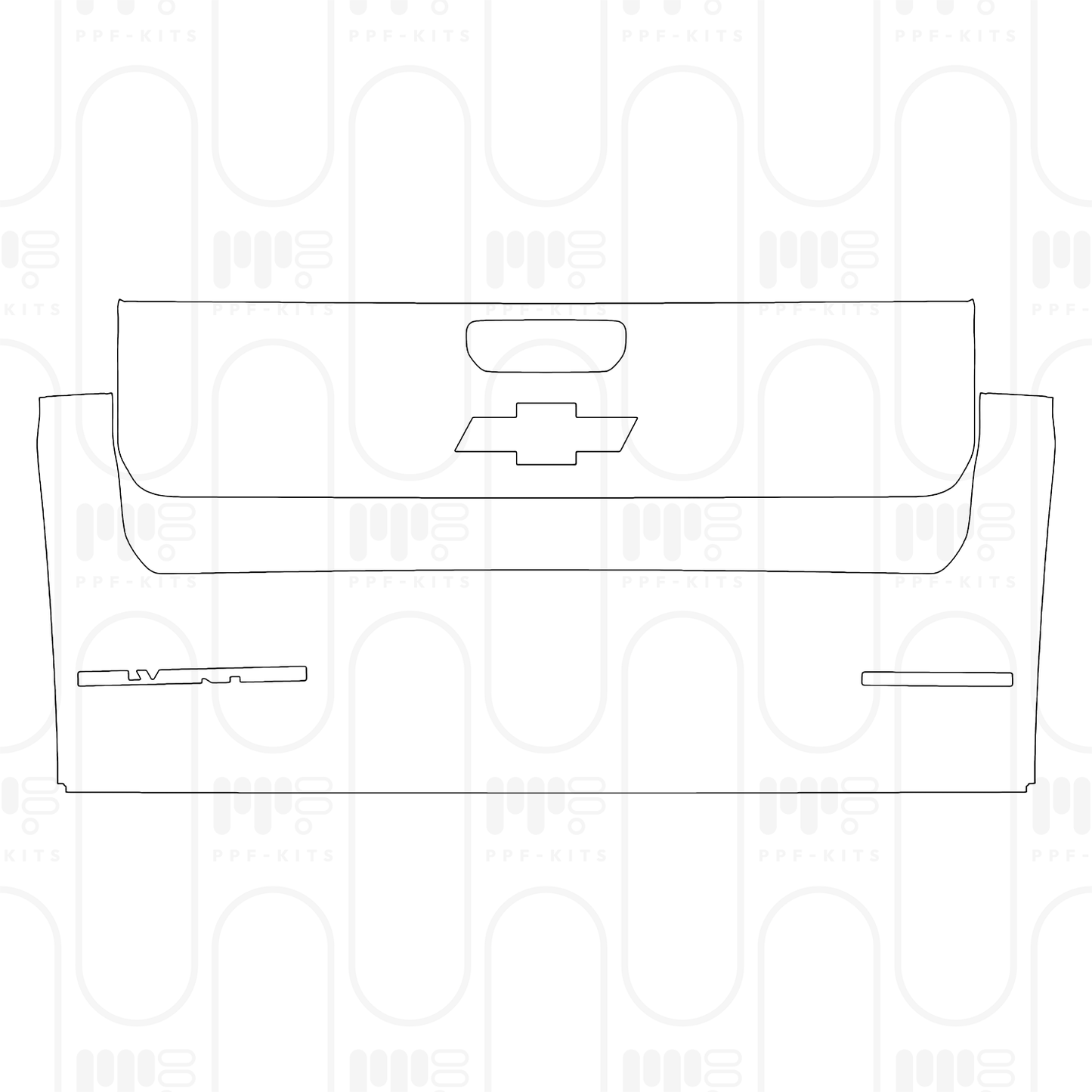 PPF prédécoupé Chevrolet Silverado 1500 Custom 2026