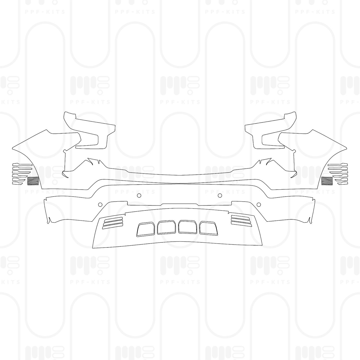 PPF prédécoupé Chevrolet Silverado 1500 RST 2026