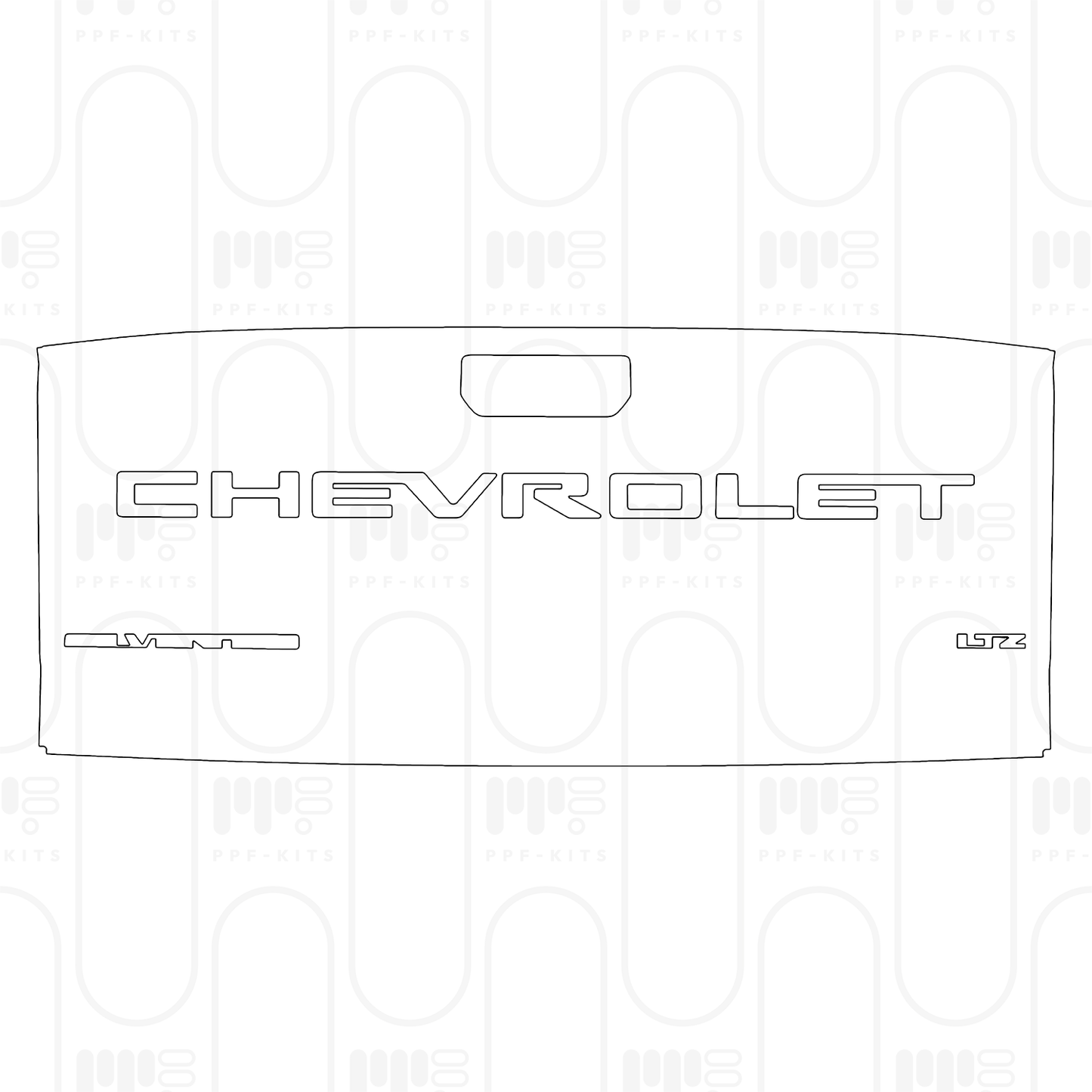 PPF prédécoupé Chevrolet Silverado 1500 LTZ 2026