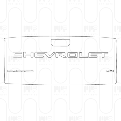 PPF prédécoupé Chevrolet Silverado 1500 LTZ 2026