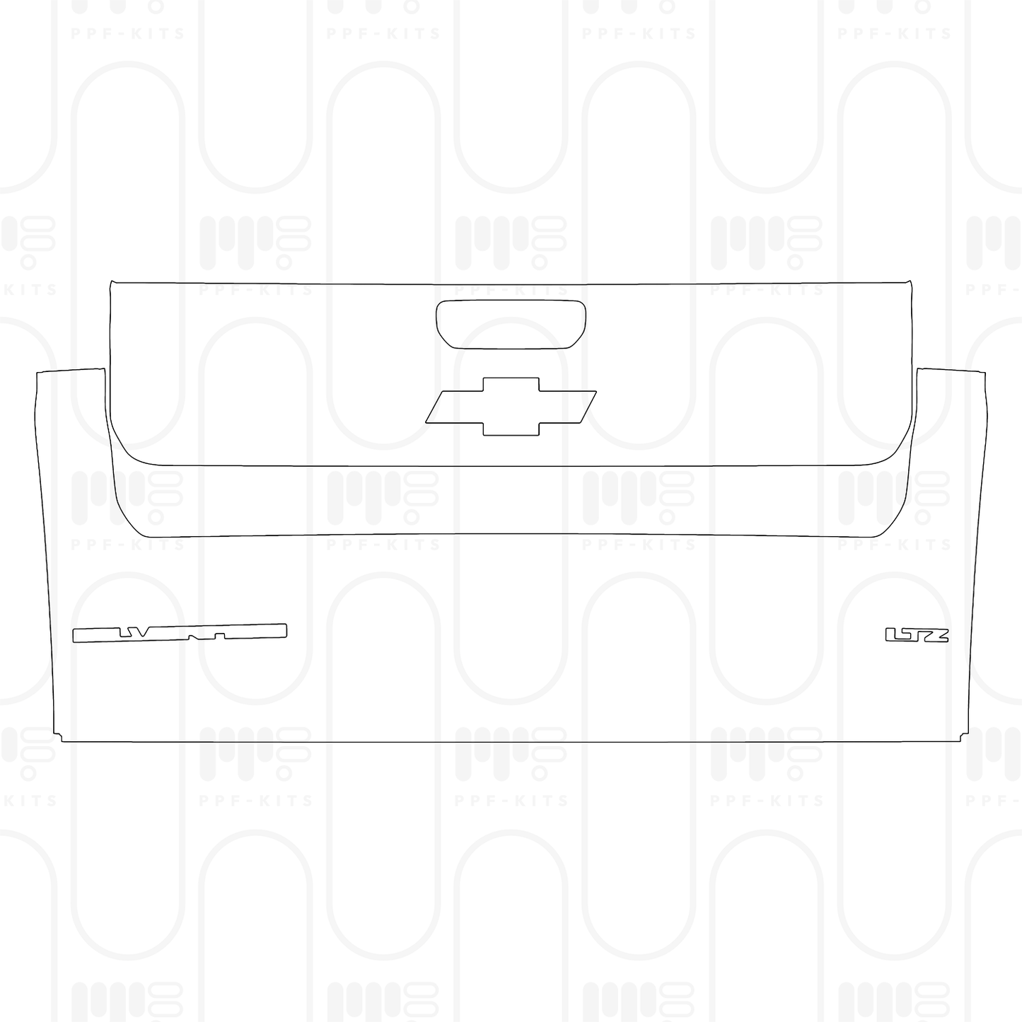 PPF prédécoupé Chevrolet Silverado 1500 LTZ 2026