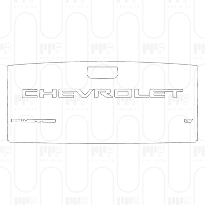 PPF prédécoupé Chevrolet Silverado 1500 LT 2026