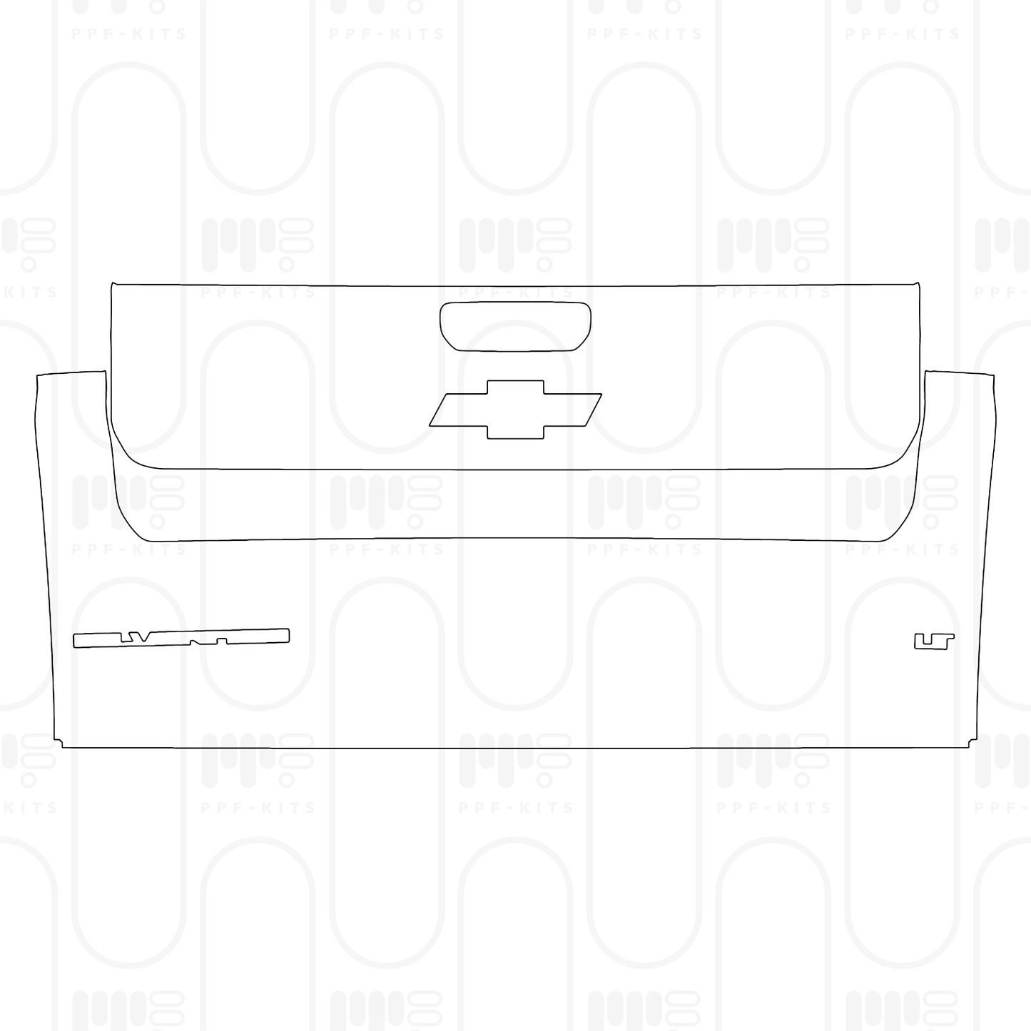 PPF prédécoupé Chevrolet Silverado 1500 LT 2026