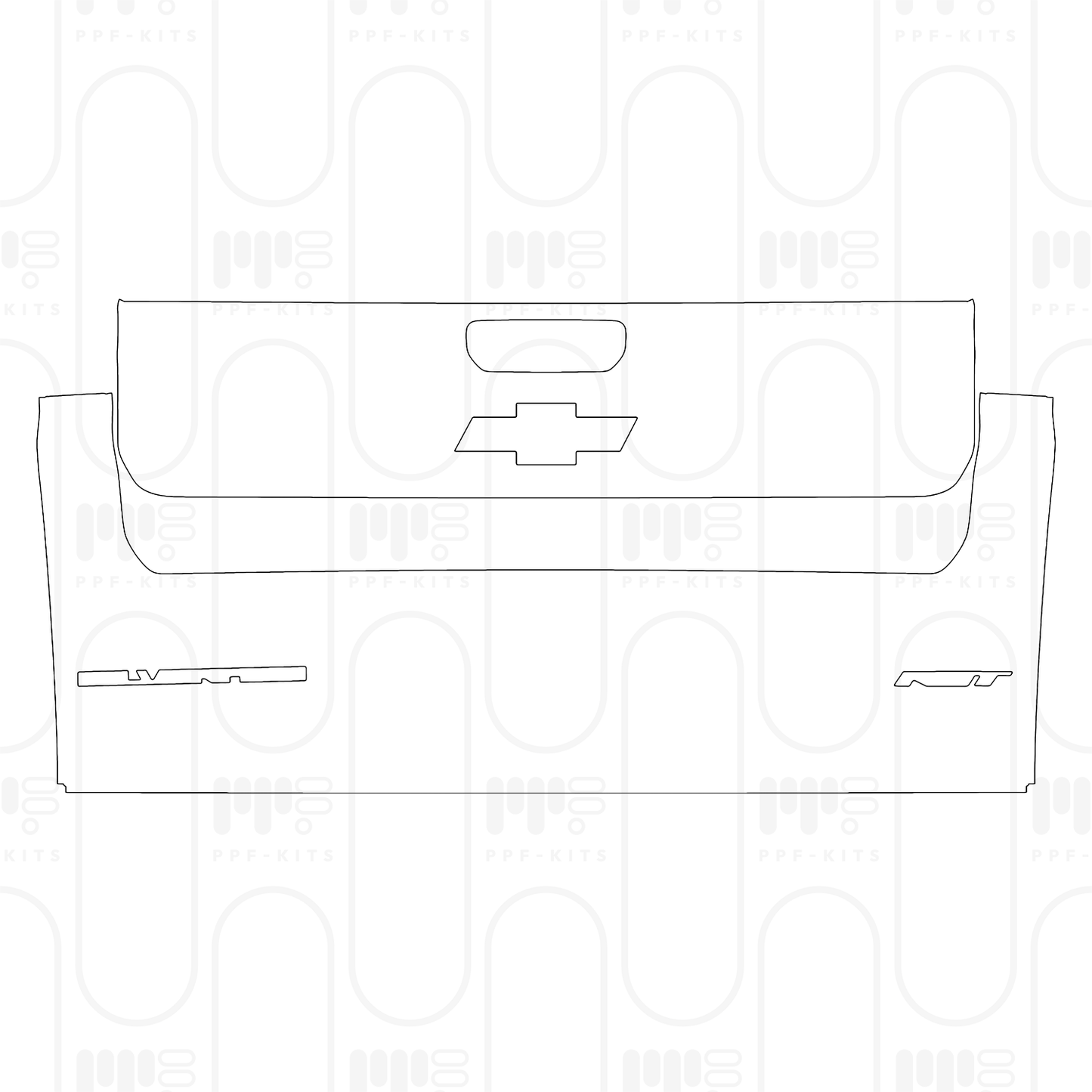 PPF prédécoupé Chevrolet Silverado 1500 RST 2026