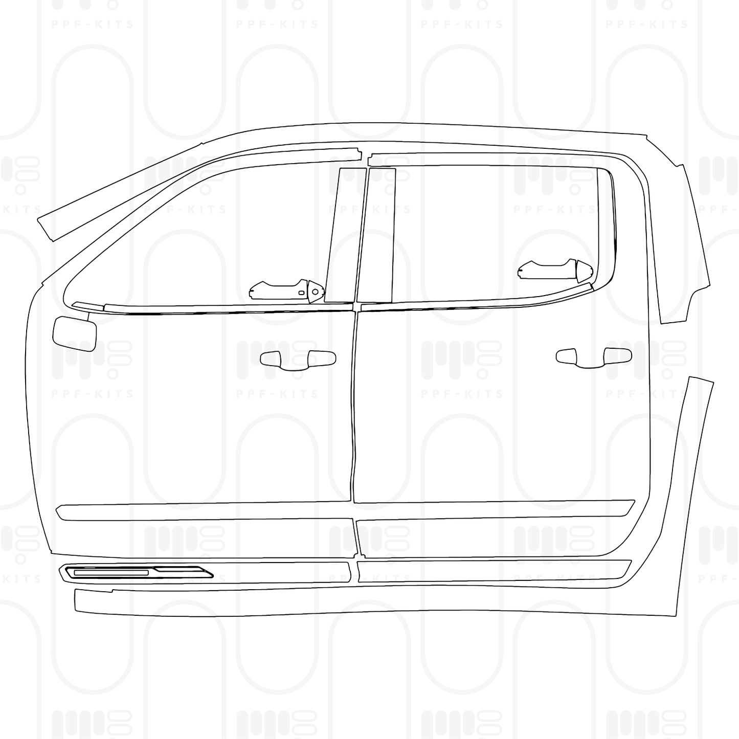 PPF prédécoupé Chevrolet Silverado 1500 High Country 2026