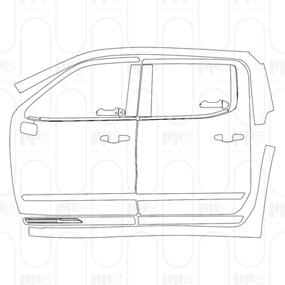 PPF prédécoupé Chevrolet Silverado 1500 High Country 2026