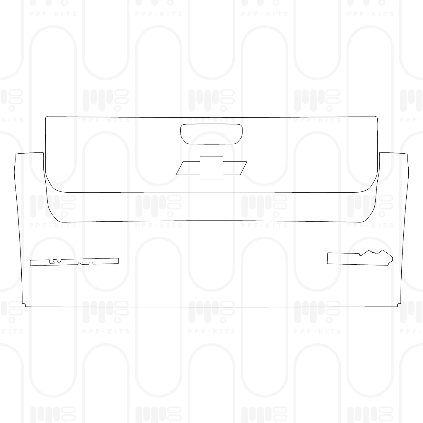 PPF prédécoupé Chevrolet Silverado 1500 High Country 2026