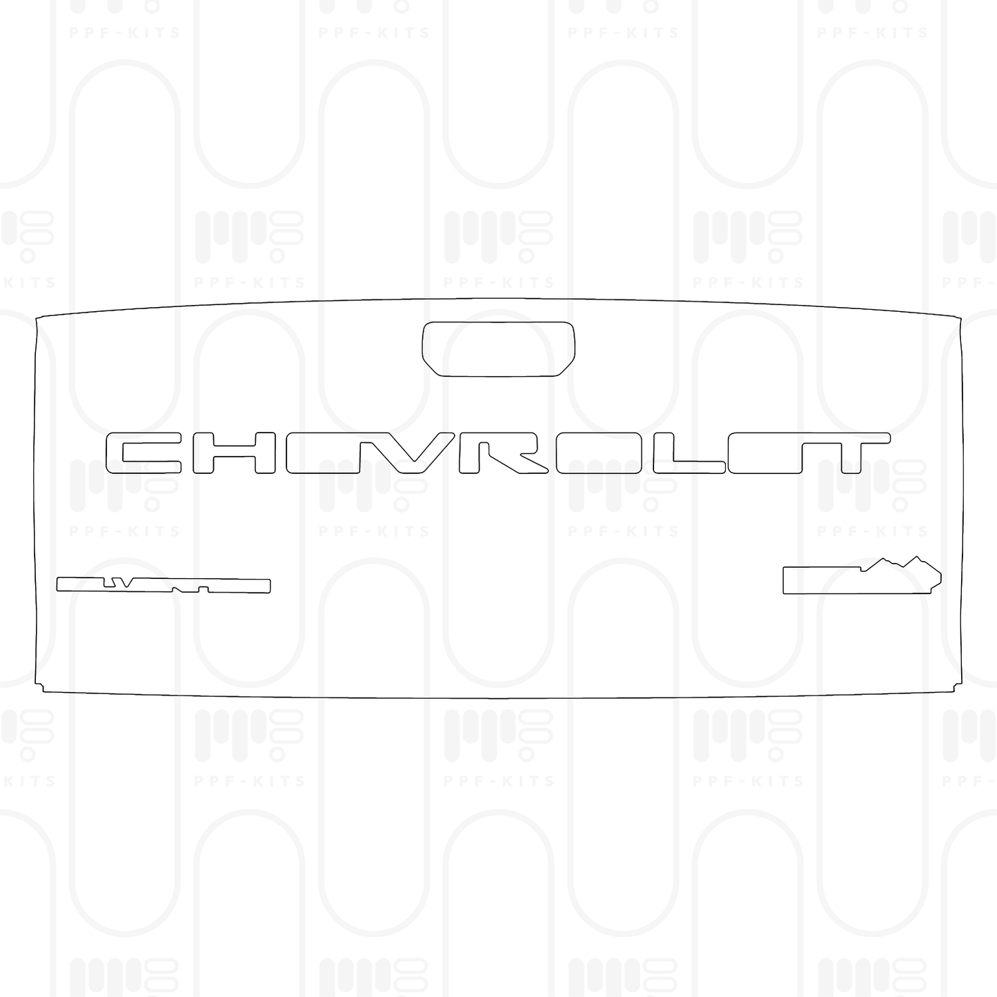 PPF prédécoupé Chevrolet Silverado 1500 High Country 2026