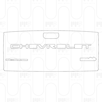 PPF prédécoupé Chevrolet Silverado 1500 High Country 2026