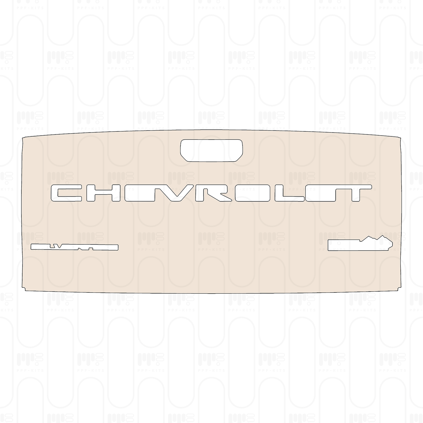 PPF prédécoupé Chevrolet Silverado 1500 High Country 2026