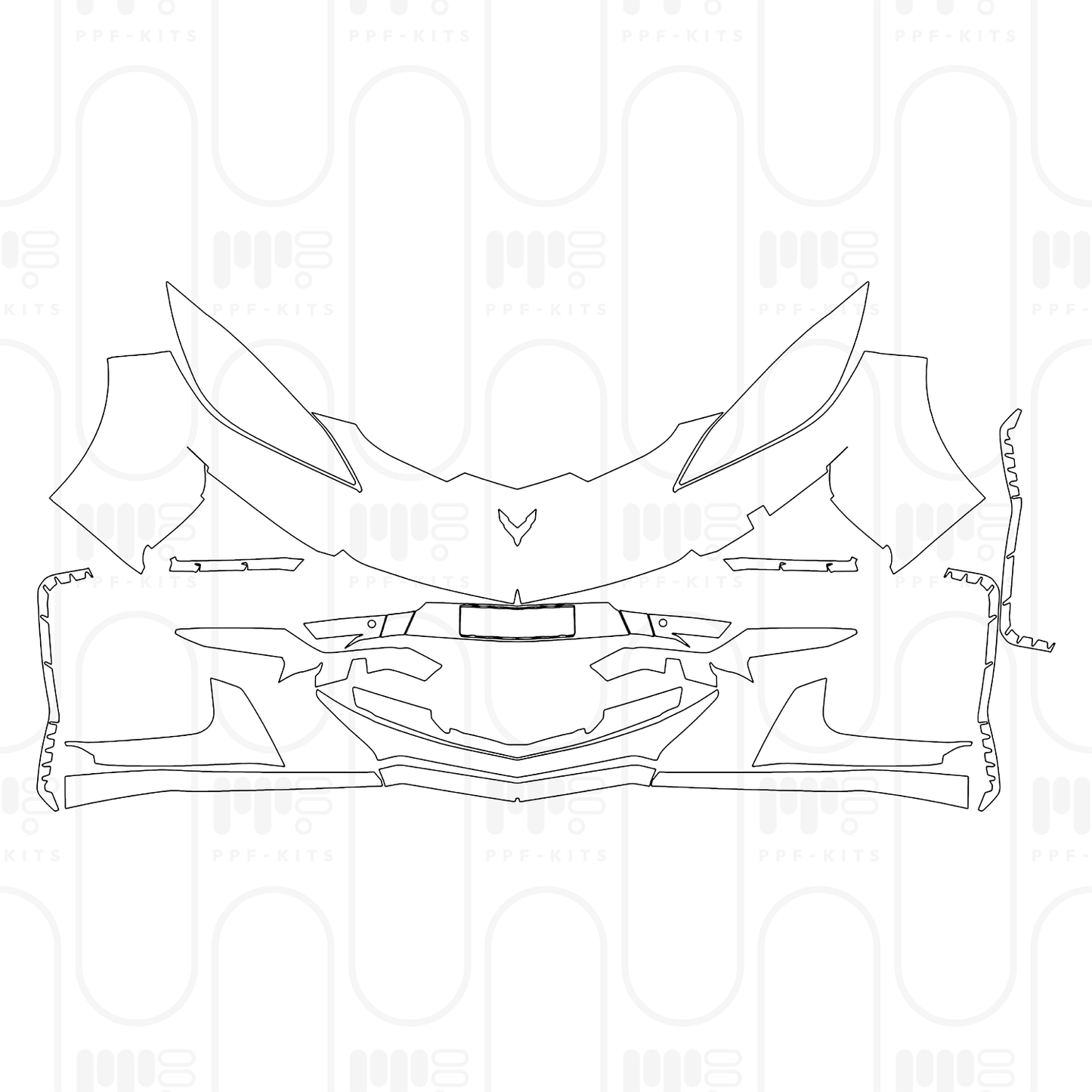 PPF prédécoupé Chevrolet Corvette E-Ray Coupe 2026