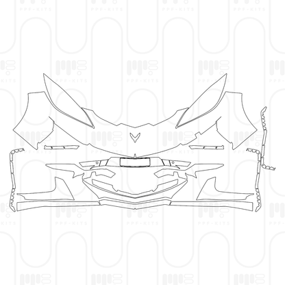 PPF prédécoupé Chevrolet Corvette E-Ray Coupe 2026