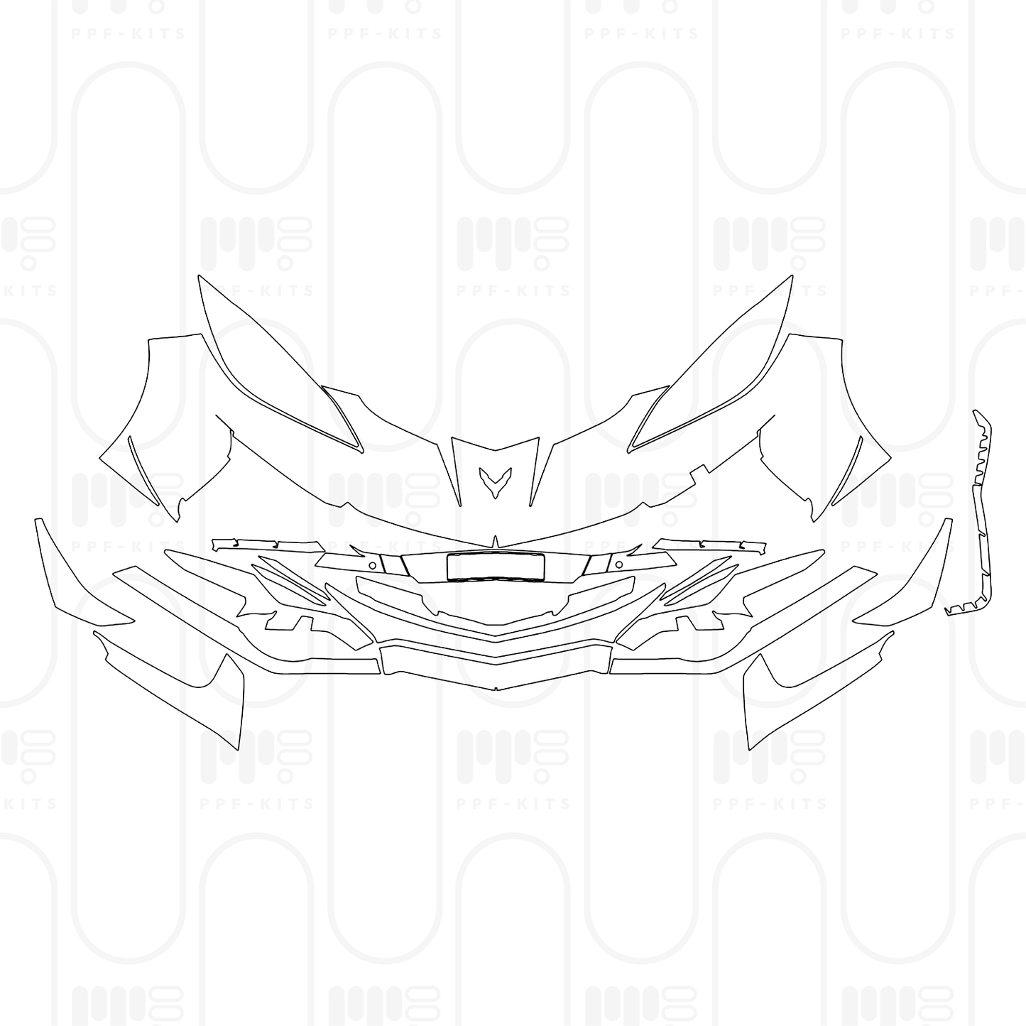 PPF prédécoupé Chevrolet Corvette E-Ray Coupe 2026