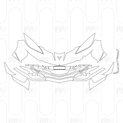 PPF prédécoupé Chevrolet Corvette E-Ray Coupe 2026