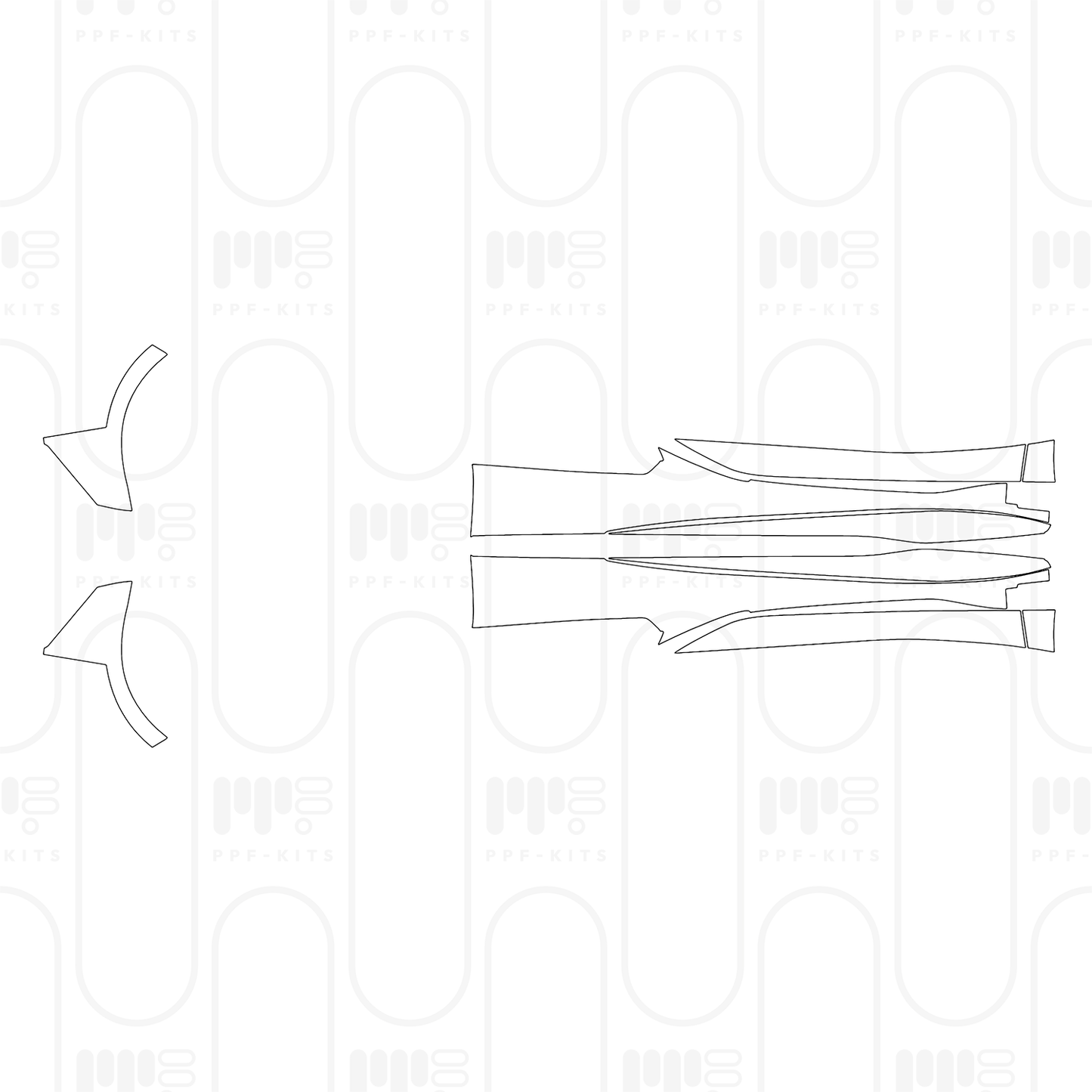 PPF prédécoupé Chevrolet Corvette E-Ray Coupe 2026