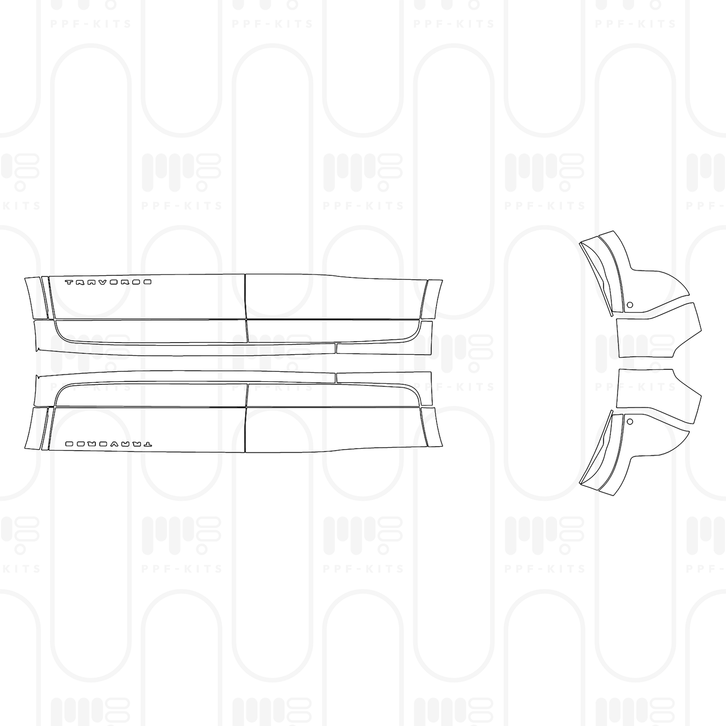 PPF prédécoupé Chevrolet Traverse RS 2026