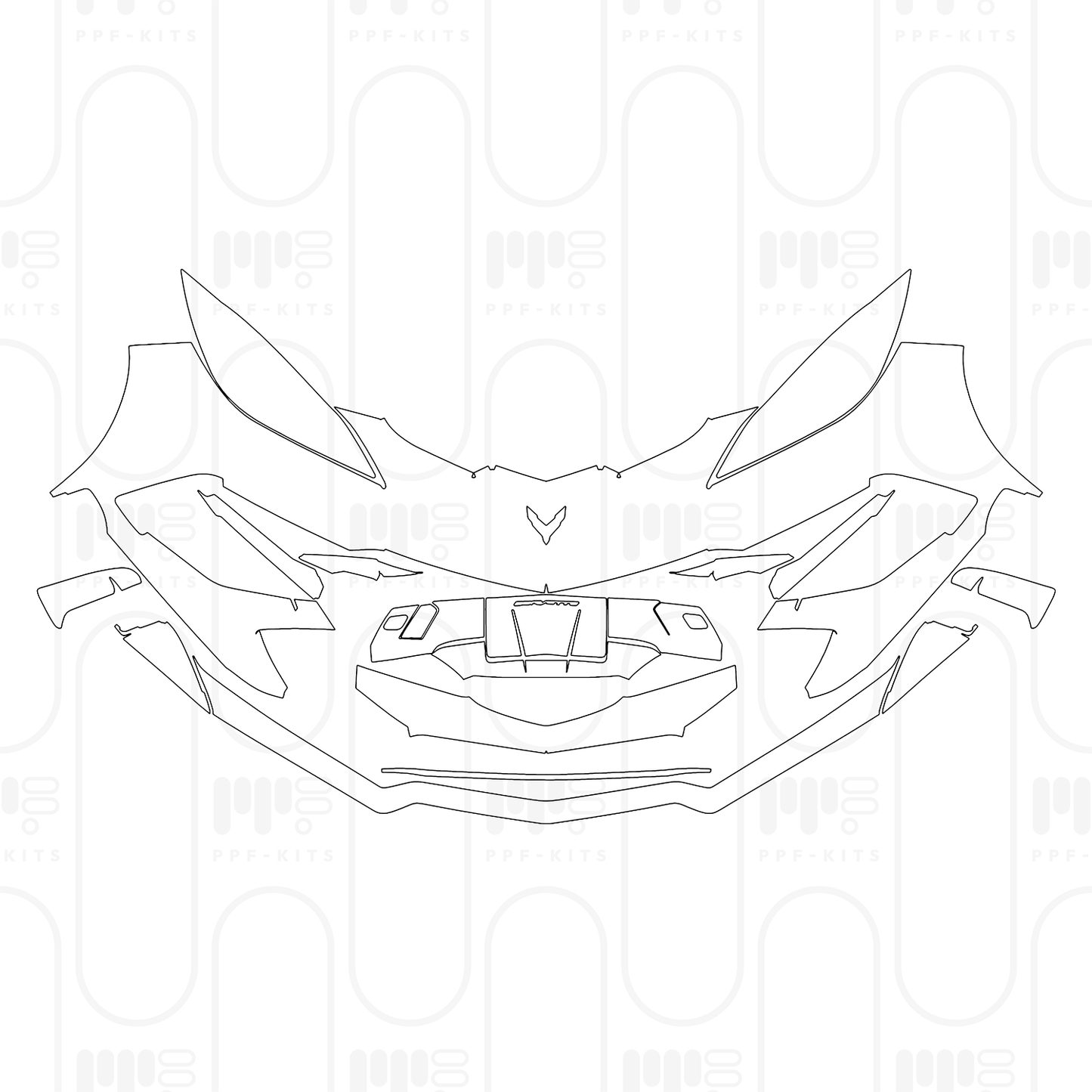 PPF prédécoupé Chevrolet Corvette Stingray Convertible 2026