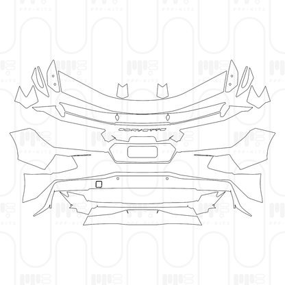 PPF prédécoupé Chevrolet Corvette Stingray Convertible 2026
