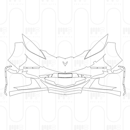 PPF prédécoupé Chevrolet Corvette Z06 Coupe 2026