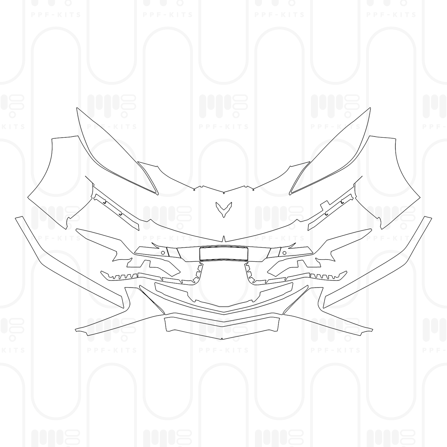 PPF prédécoupé Chevrolet Corvette Z06 Coupe 2026