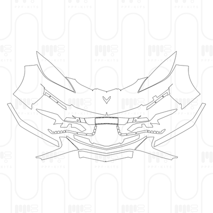 PPF prédécoupé Chevrolet Corvette Z06 Coupe 2026