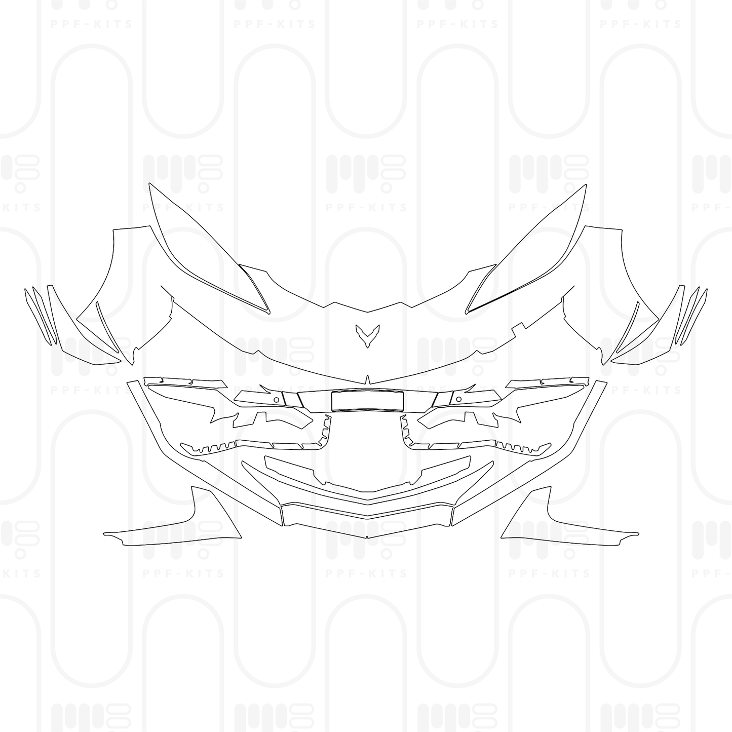 PPF prédécoupé Chevrolet Corvette Z06 Coupe 2026