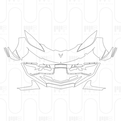 PPF prédécoupé Chevrolet Corvette Z06 Coupe 2026