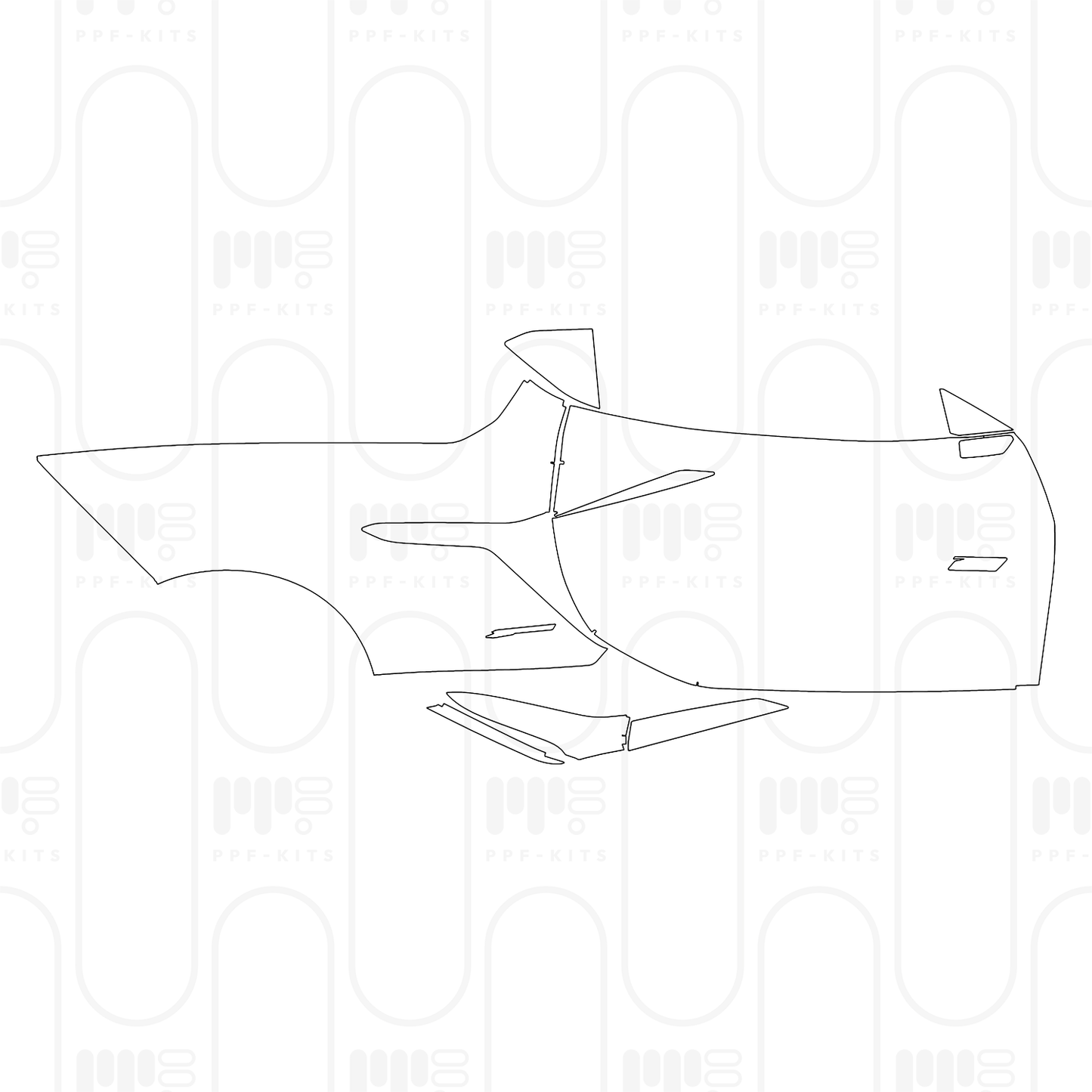 PPF prédécoupé Chevrolet Corvette Z06 Coupe 2026