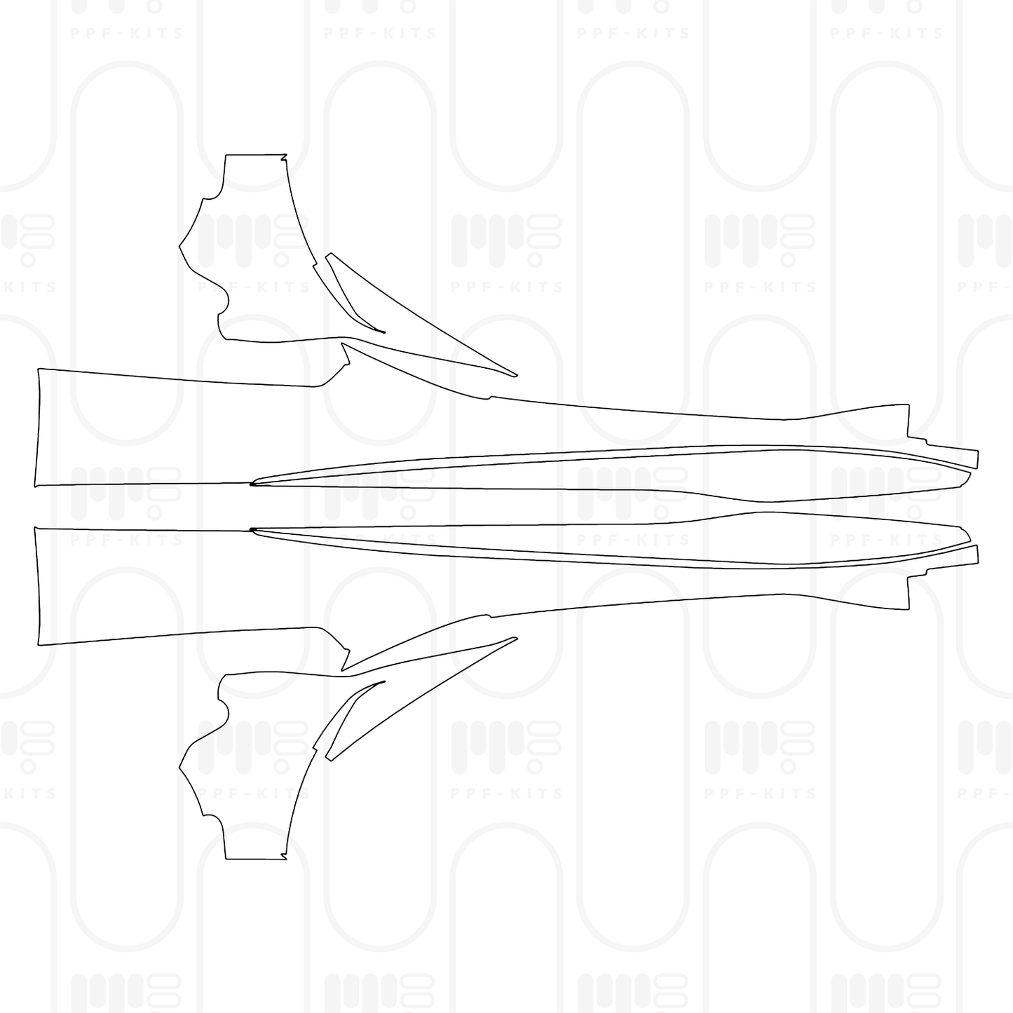 PPF prédécoupé Chevrolet Corvette Z06 Coupe 2026