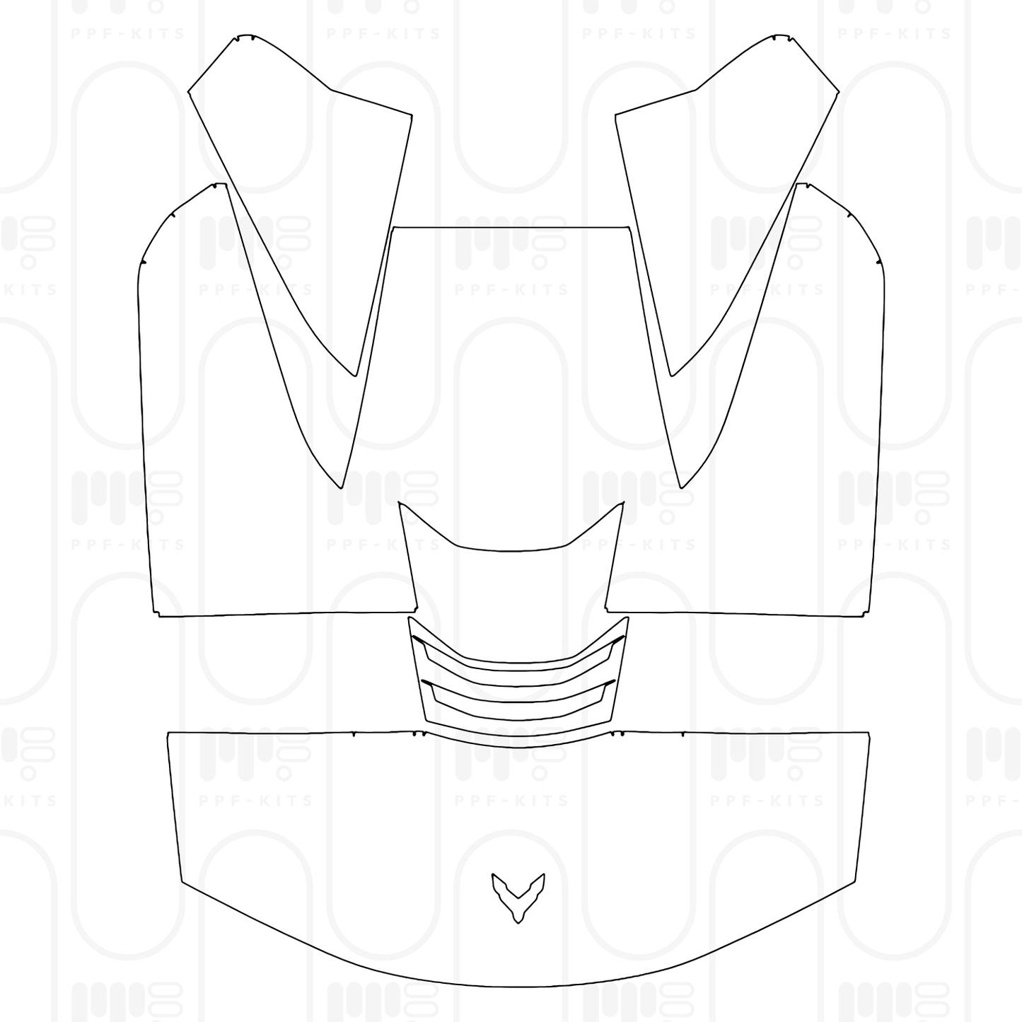 PPF prédécoupé Chevrolet Corvette Z06 Convertible 2026