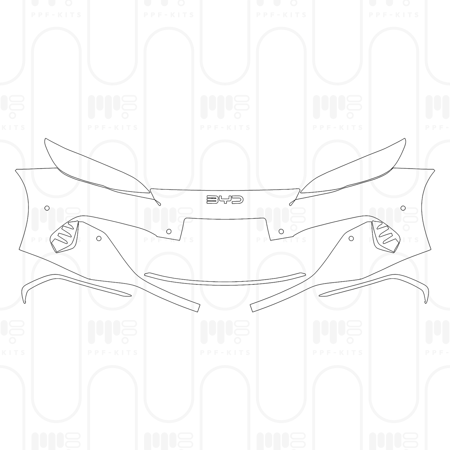 PPF prédécoupé BYD Seal 06 DM-i Intelligent driving version 2026