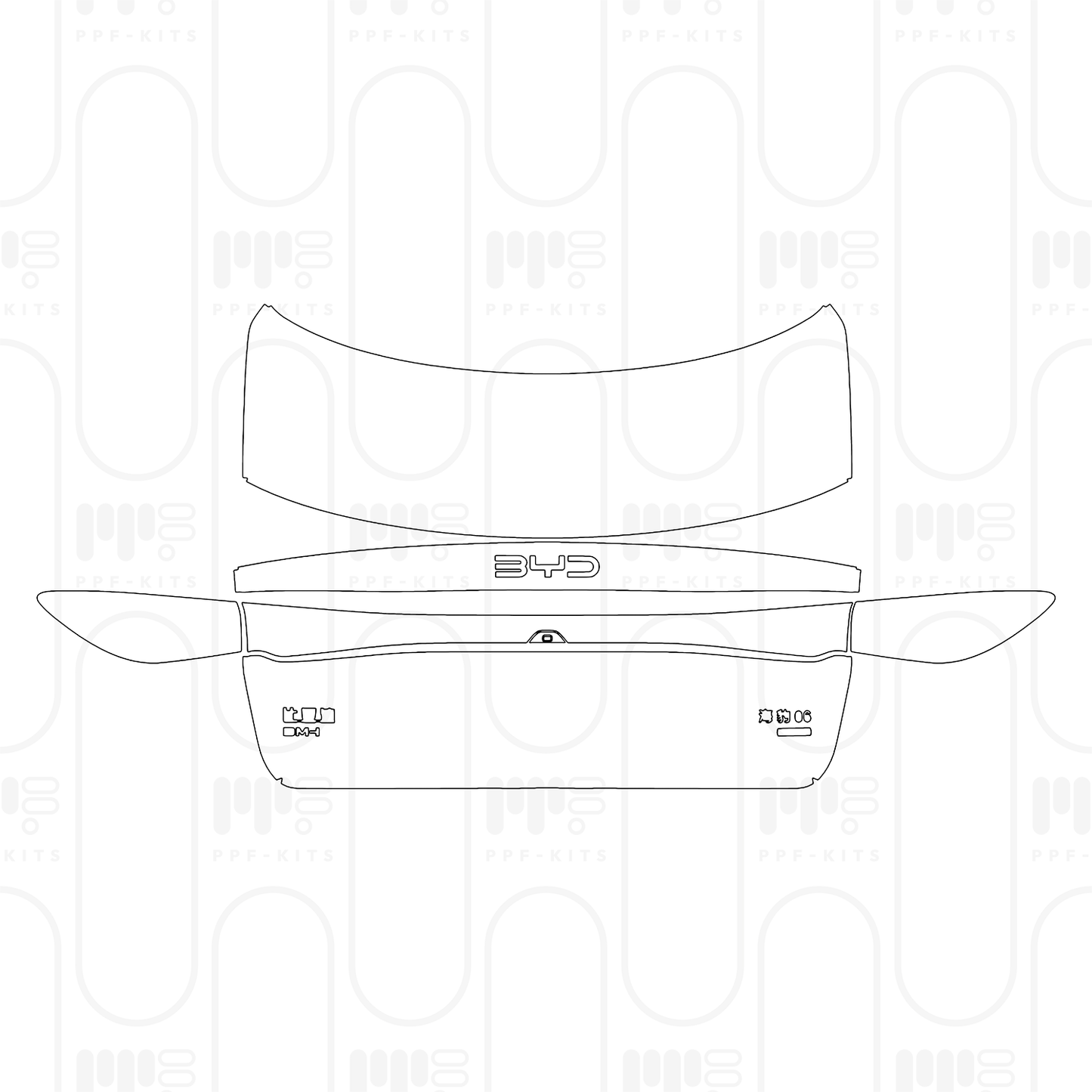 PPF prédécoupé BYD Seal 06 DM-i Intelligent driving version 2026