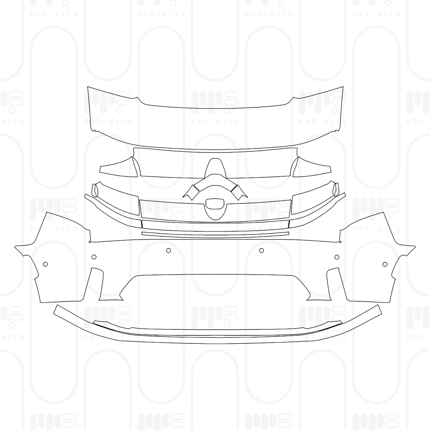 PPF prédécoupé Dodge Charger Daytona 2-Door RT 2026