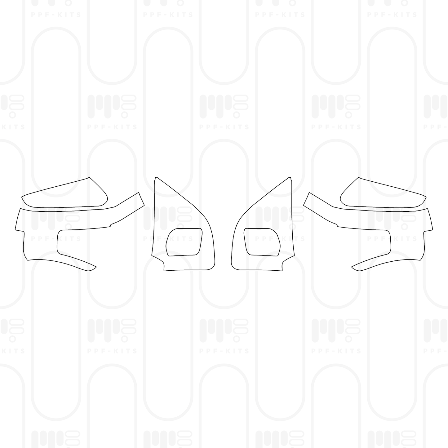 PPF prédécoupé Ford F-150 SuperCrew Platinum 2026