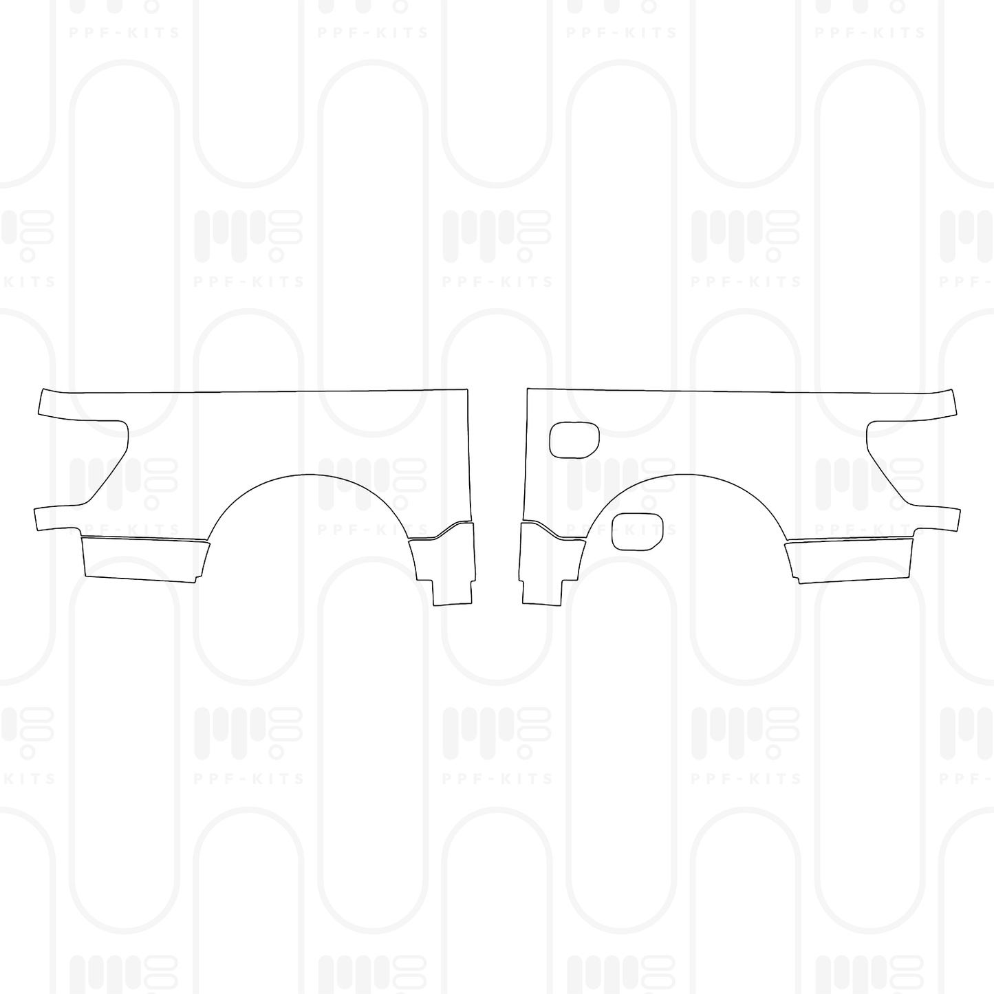 PPF prédécoupé Ford F-150 SuperCrew Platinum 2026