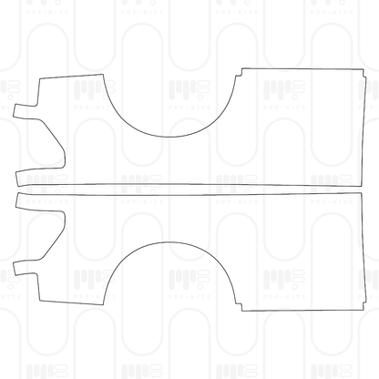 PPF prédécoupé Ford F-150 SuperCrew Platinum 2026
