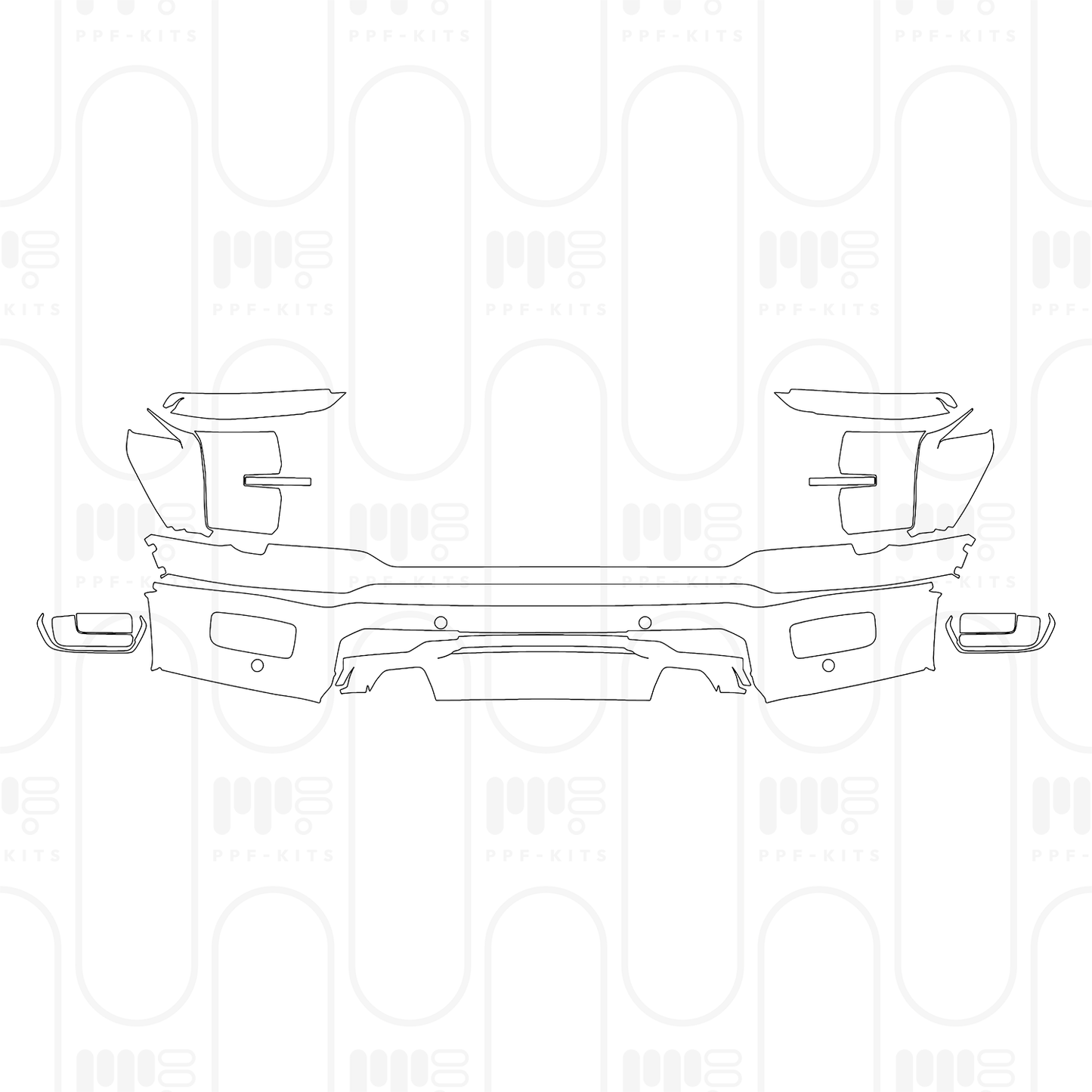 PPF prédécoupé Ford F-150 SuperCrew Platinum 2026
