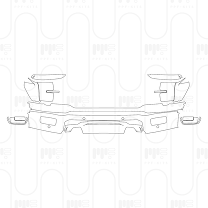 PPF prédécoupé Ford F-150 SuperCrew Platinum 2026