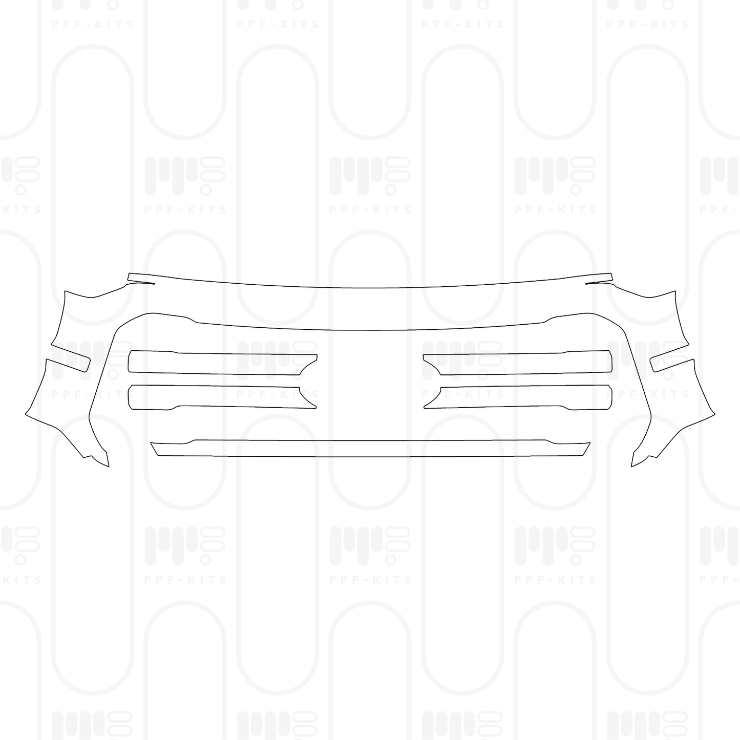 PPF prédécoupé Ford F-150 SuperCrew Lariat 2026