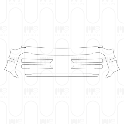 PPF prédécoupé Ford F-150 SuperCrew Lariat 2026