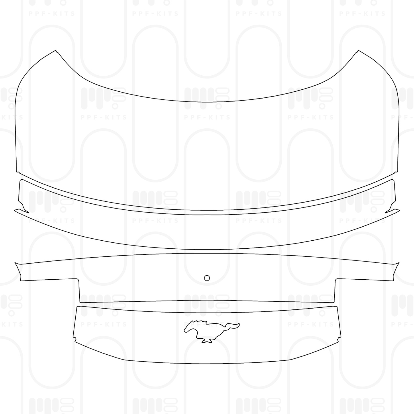 PPF prédécoupé Ford Mustang Fastback EcoBoost 2026