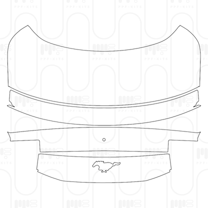 PPF prédécoupé Ford Mustang Fastback EcoBoost 2026