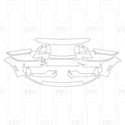 PPF prédécoupé Ford Mustang Fastback Dark Horse 2026