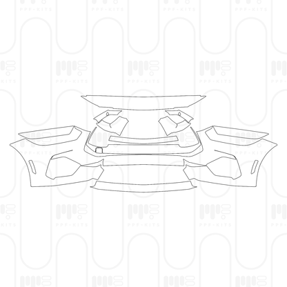 PPF prédécoupé Ford Mustang Fastback GT 2026