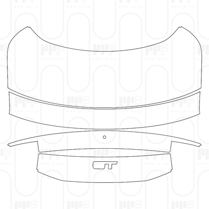 PPF prédécoupé Ford Mustang Fastback GT 2026