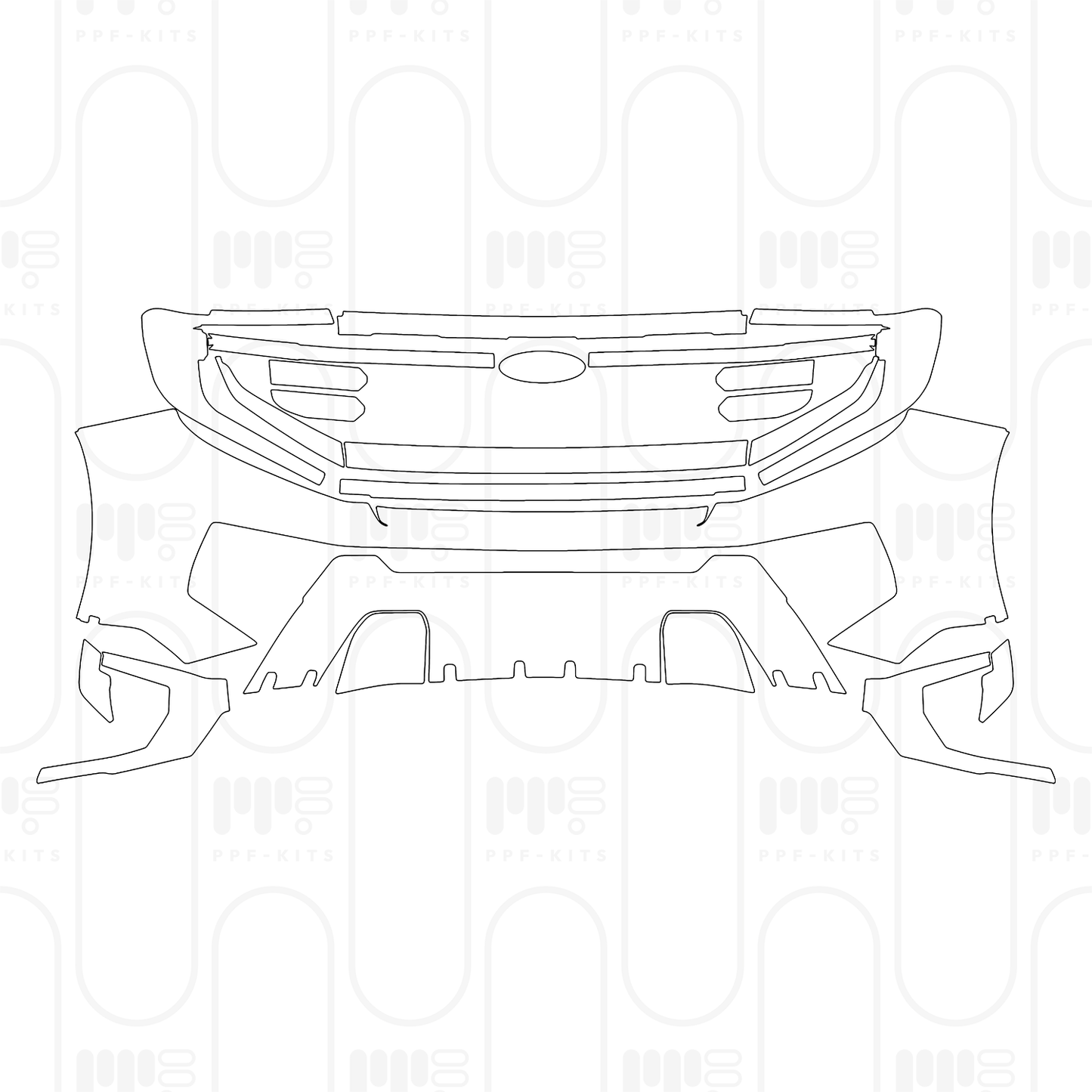 PPF prédécoupé Ford Expedition Standard Wheelbase King Ranch 2026