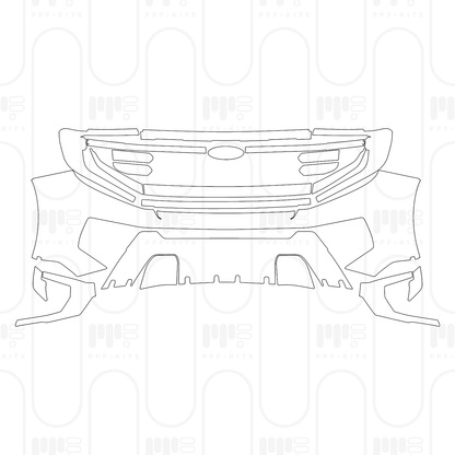 PPF prédécoupé Ford Expedition Standard Wheelbase King Ranch 2026