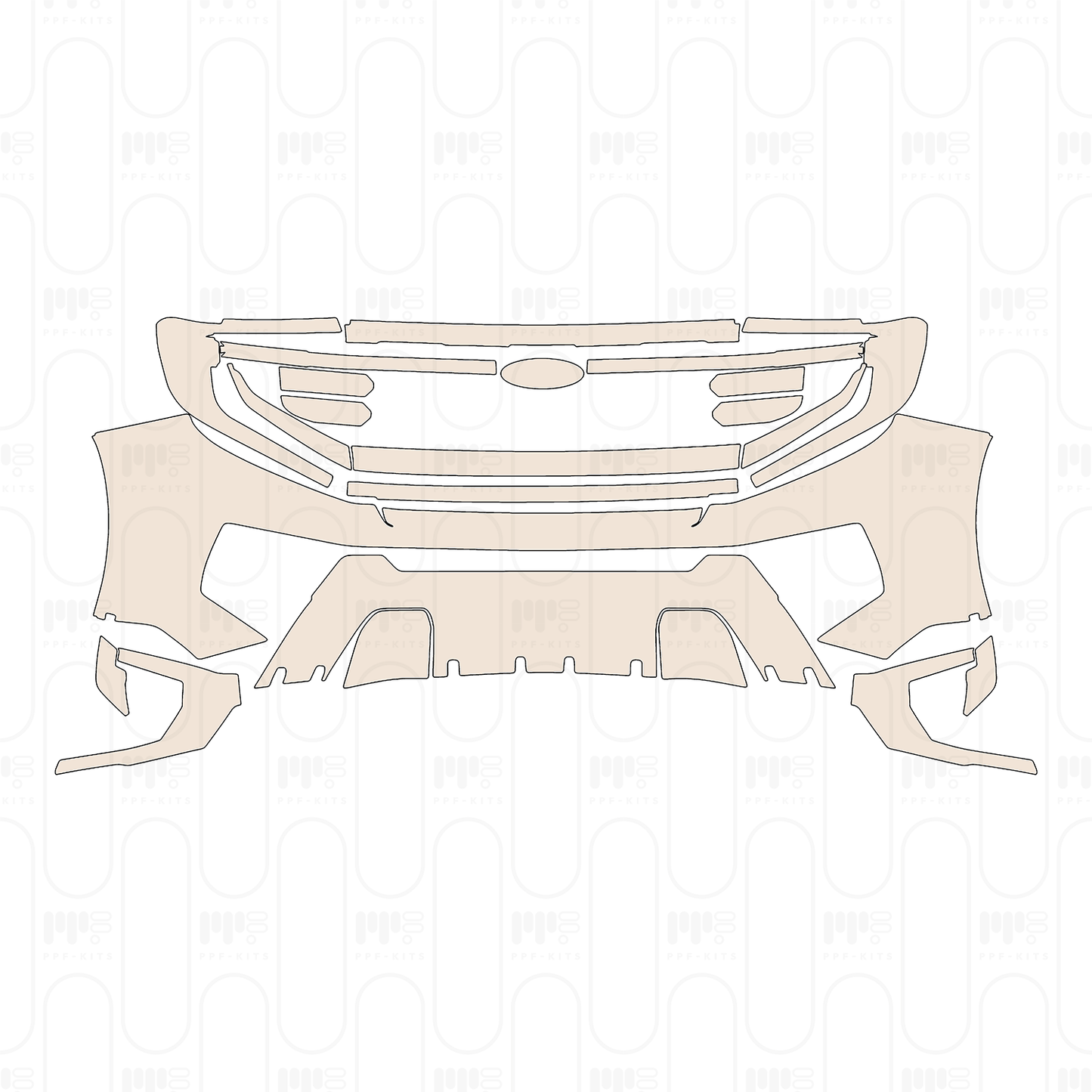 PPF prédécoupé Ford Expedition Standard Wheelbase Active 2026
