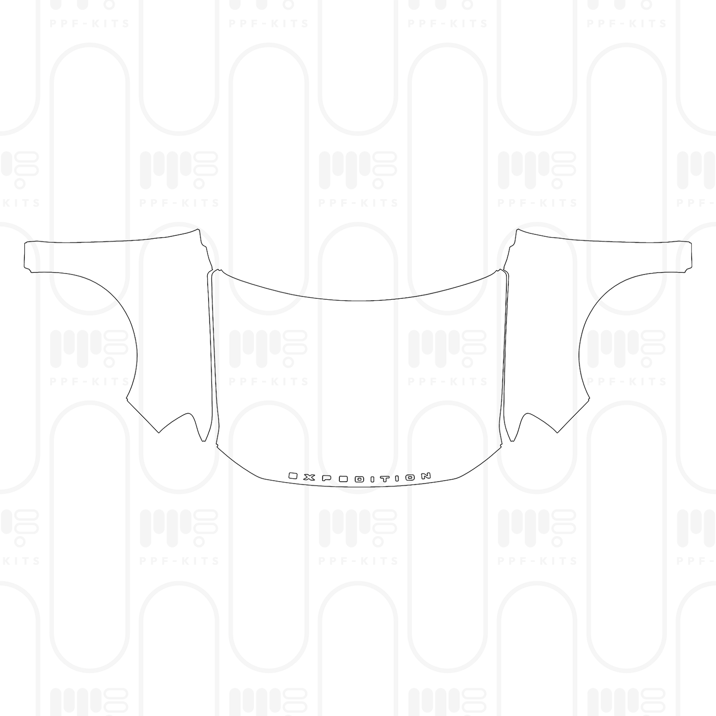 PPF prédécoupé Ford Expedition Standard Wheelbase Tremor 2026