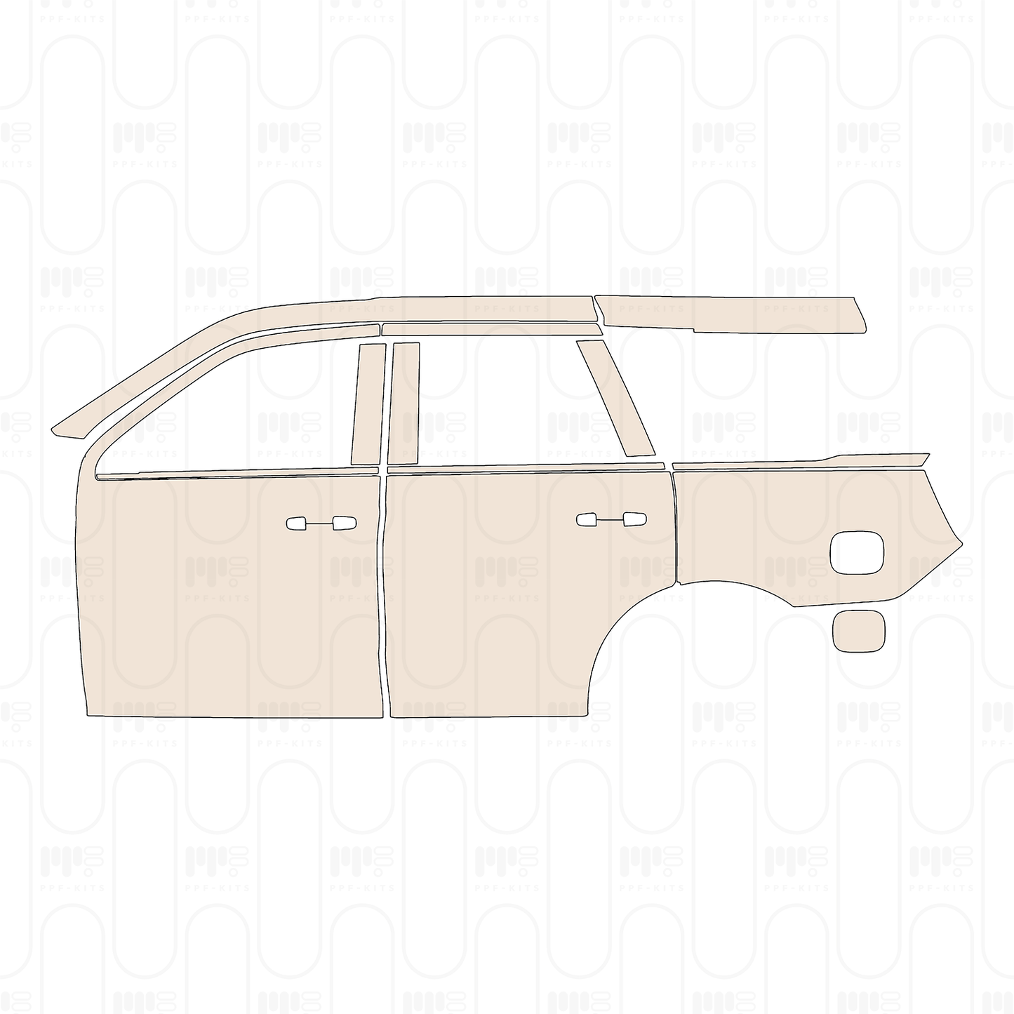 PPF prédécoupé Ford Expedition Standard Wheelbase Active 2026